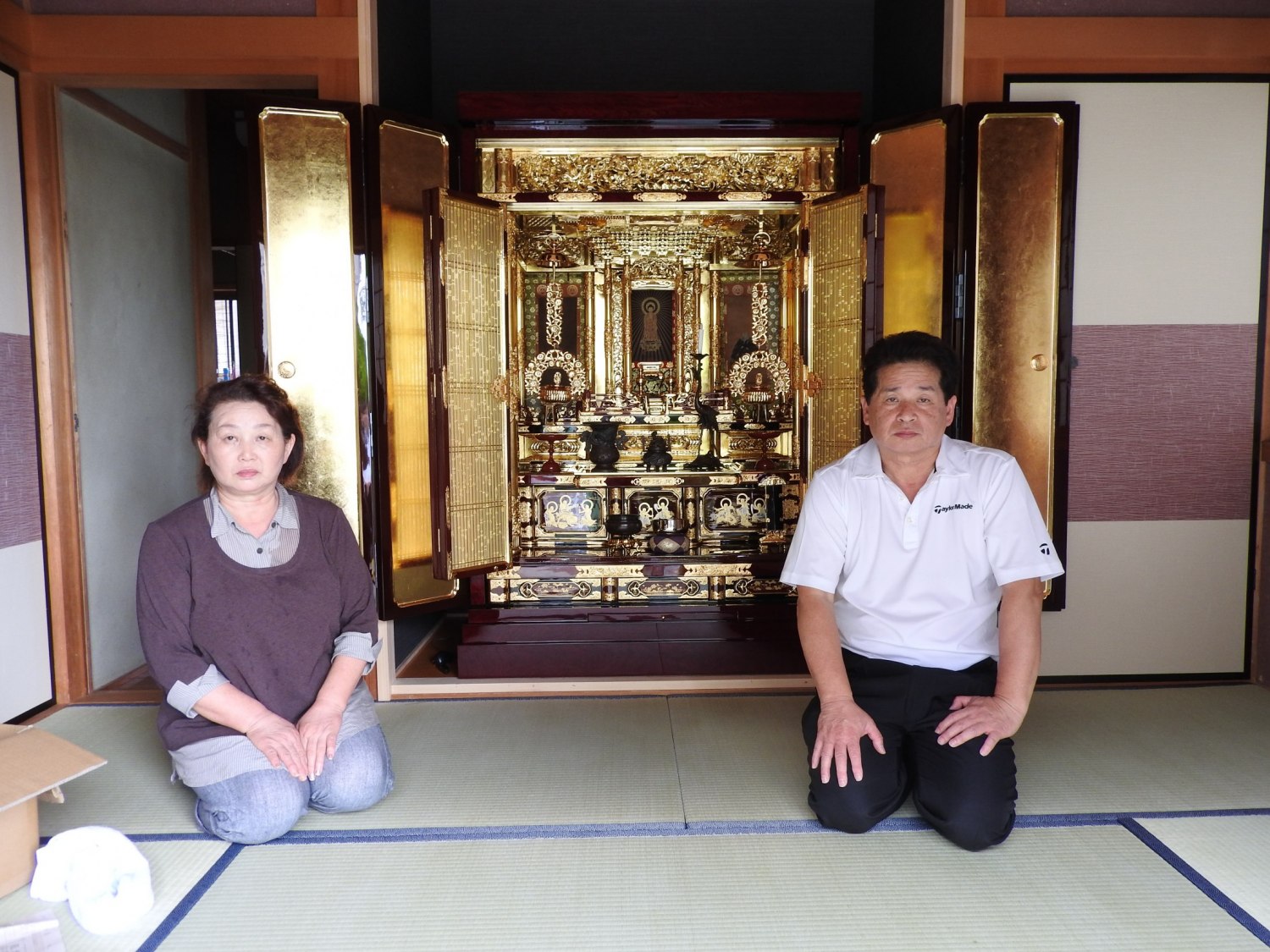 施工後のお客様との記念写真15