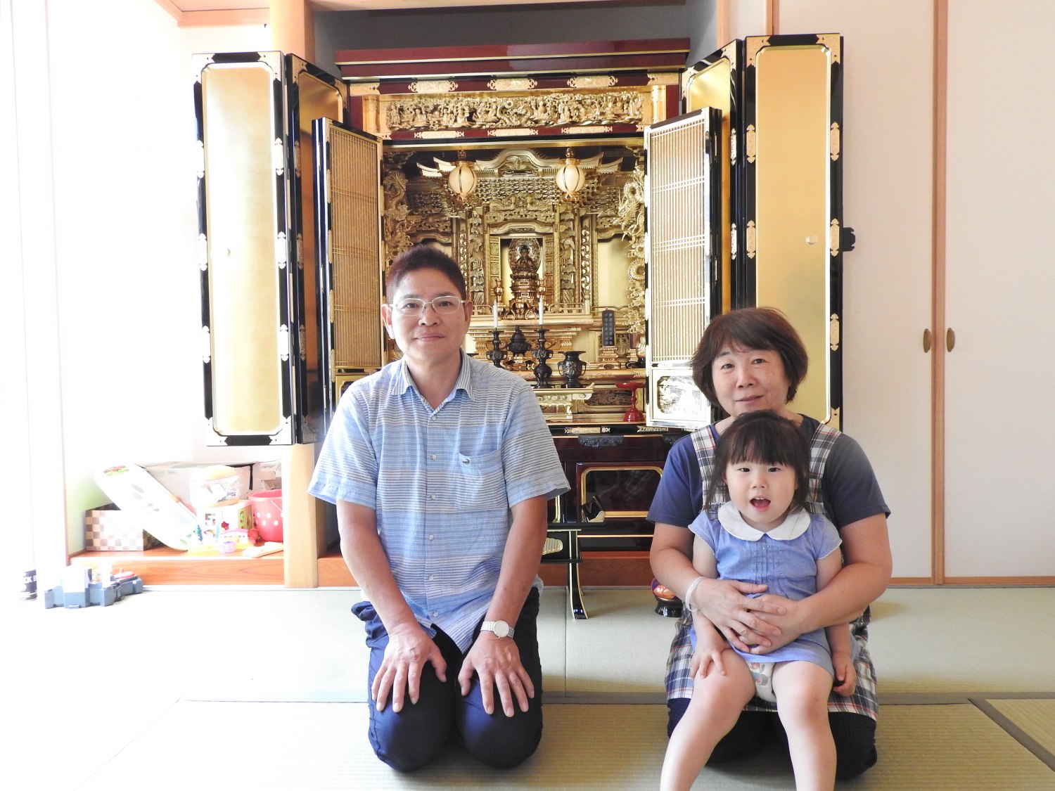 施工後のお客様との記念写真5